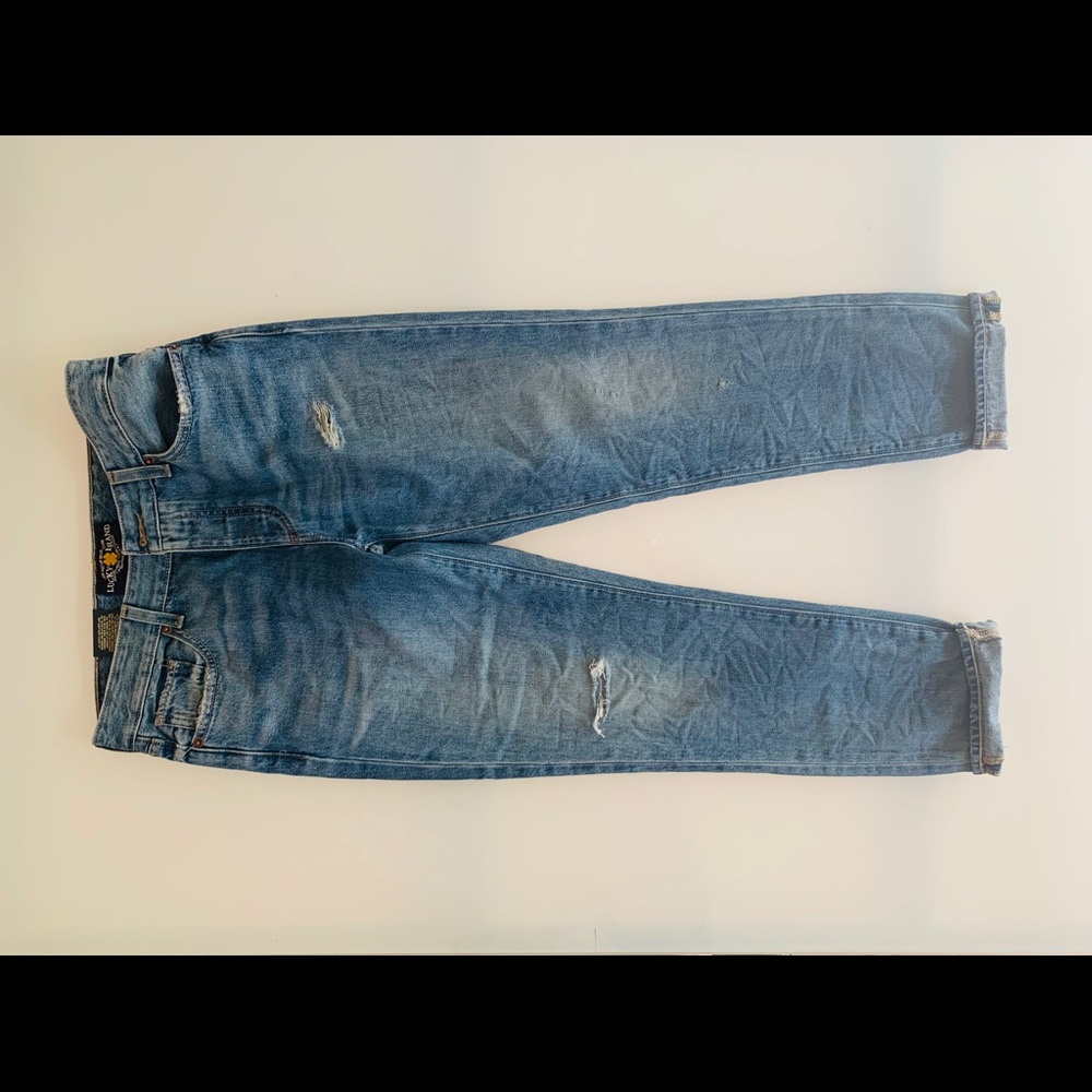 NWT Lucky Mid Rise Slim Boyfriend Jeans (size 26)